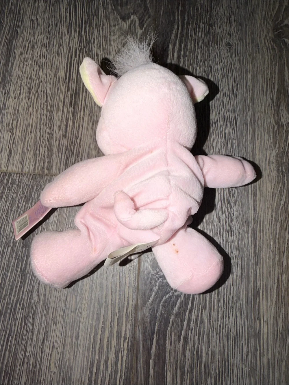 Vintage 1997 Precious Moments Tender Tails Pig Plush Stuffed Animal 358258 NWT